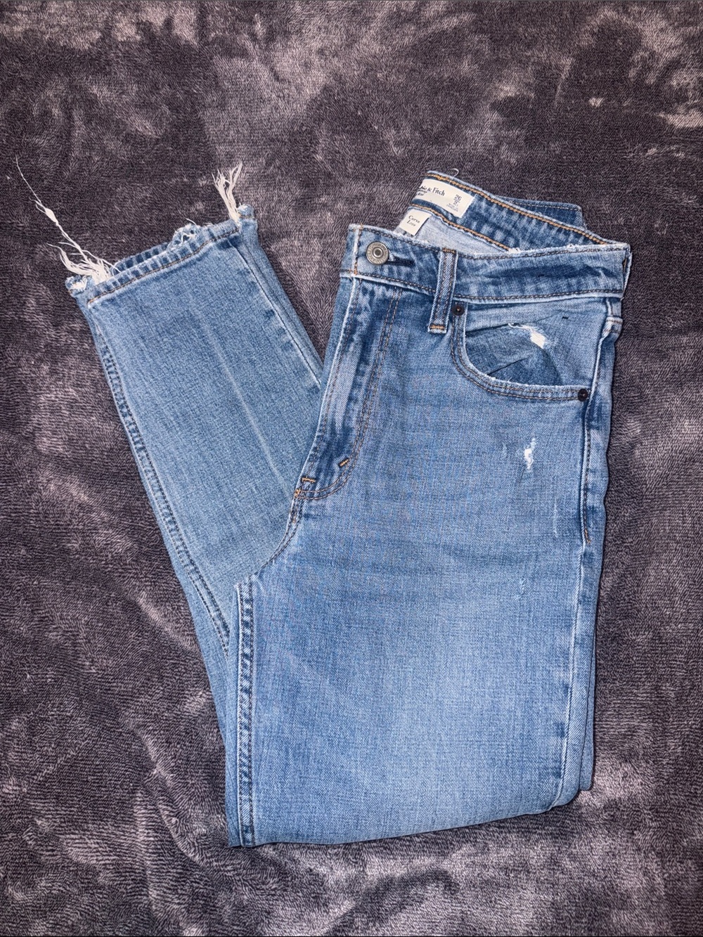 Abercrombie & Fitch Women’s Curve Love The Skinny High Rise Jeans